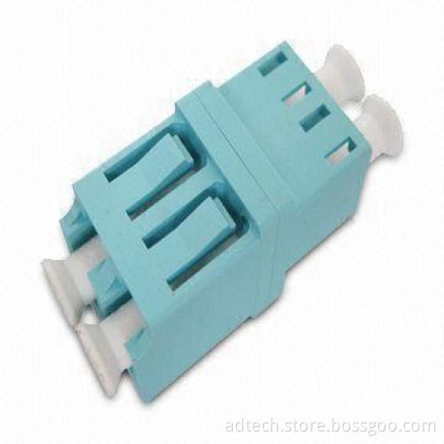 LC Duplex Fiber Optic Adapter/Connector/Coupler with OM3 Zirconia Sleeve